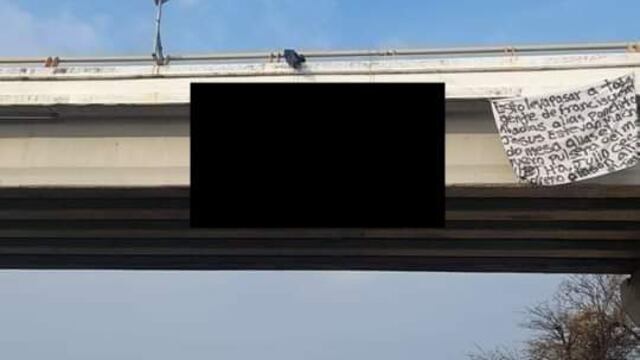 Puente de Tuxtla Gutiérrez donde fue colgado el cuerpo y la cabeza de un hombre decapitado