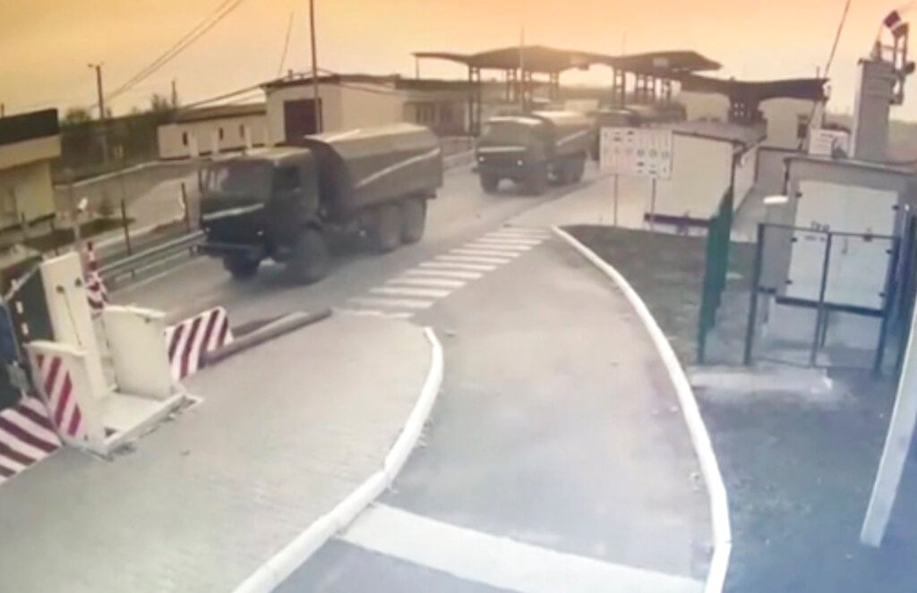 Ingreso terrestre de fuerzas de Rusia a Ucrania