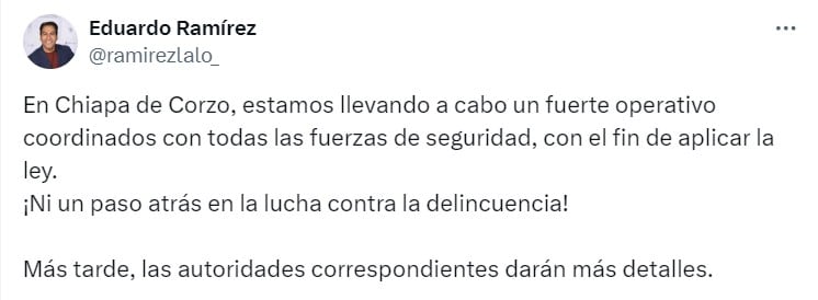 Detenciones de 87 policías de Chiapa de Corzo