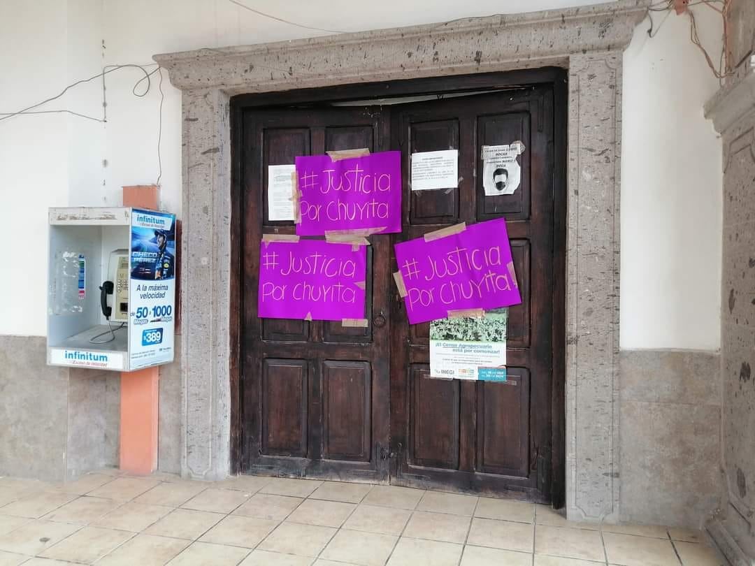 Protesta por el feminicidio de Chuyita