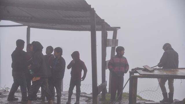 Paso de Eta en Chiapas.