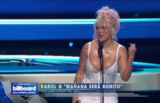 Premios Billboard de la Música Latina 2023: Karol G gana en “Top Latin Álbum” del Año