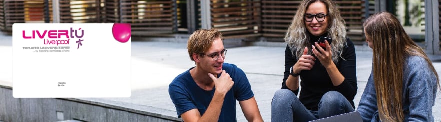 Tarjeta de crédito Livertú de Liverpool