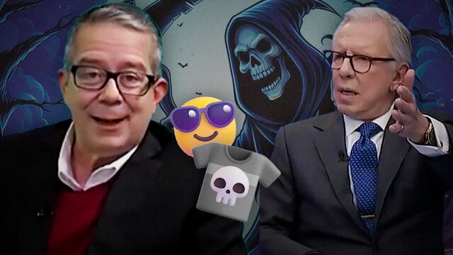 Jenaro Villamil y Joaquín López Dóriga pelean por playera de La Santa Muerte