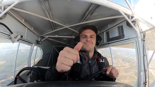 Youtuber estrelló su avión