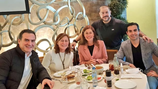 Tatiana Clouthier y Adrian de la Garza