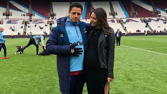 ‘Chicharito’ Hernández y Sarah Kohan