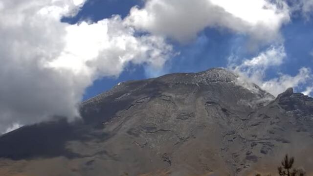 Volcán Popocatépetl el 8 de agosto