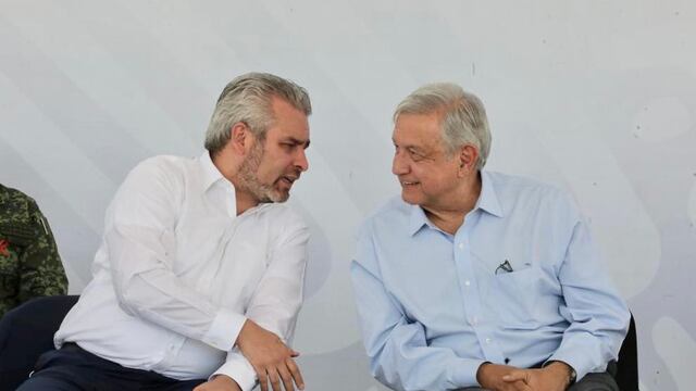 Alfredo Ramírez Bedolla y AMLO