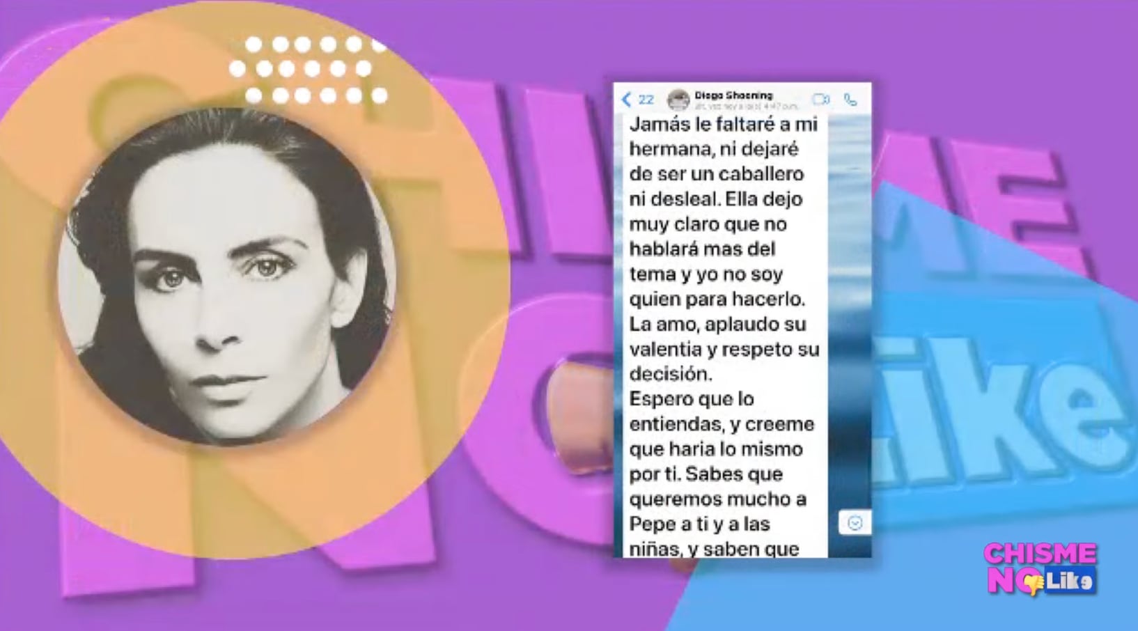 Revelan que Diego Schoening aplaude valentía de Sasha Sokol