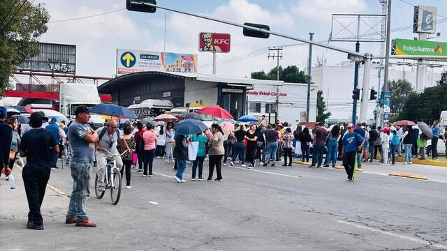 Bloqueo en Vía Morelos