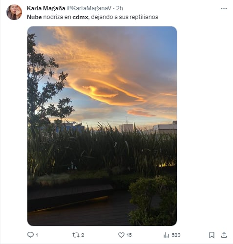 Reacción a las extrañas nubes en CDMX