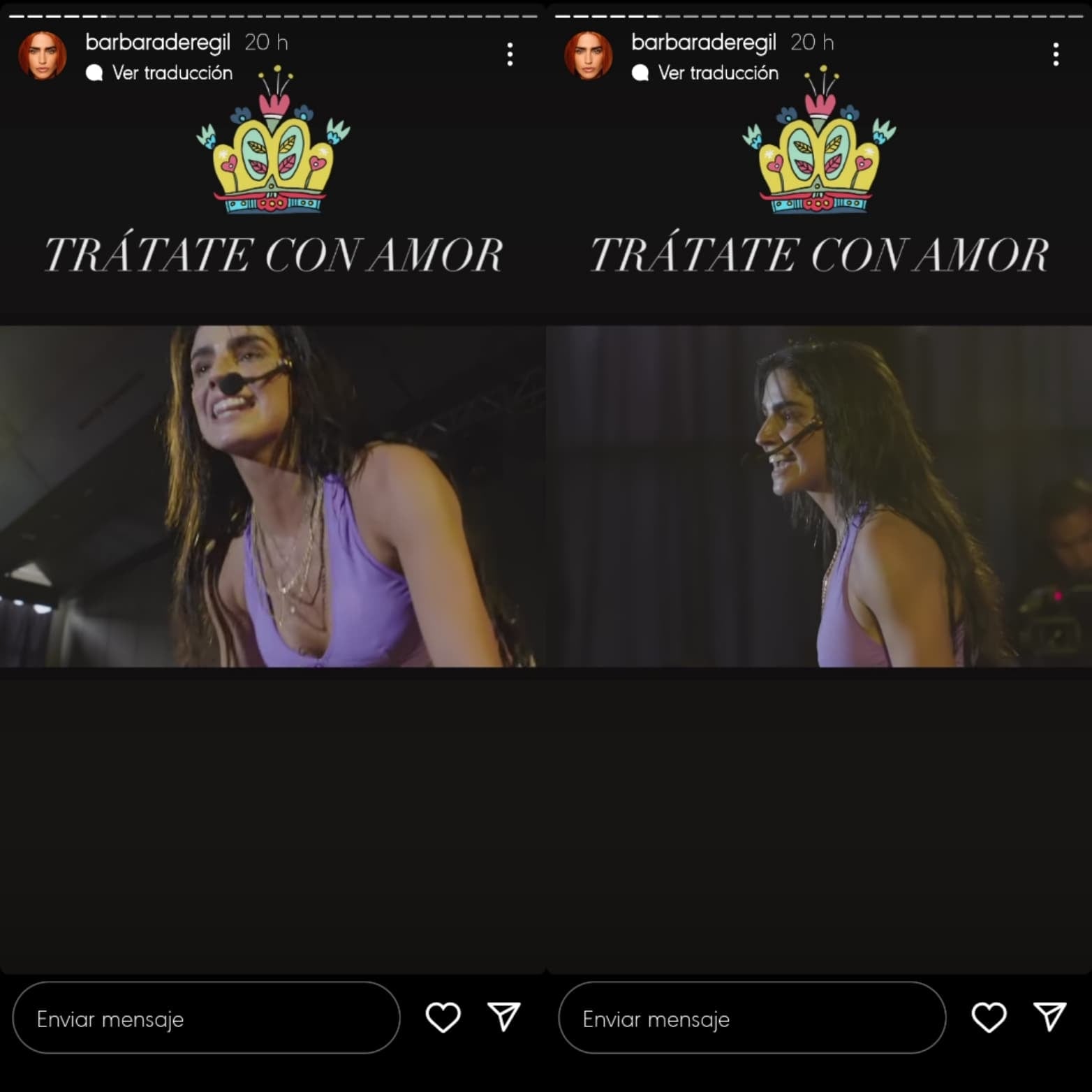 Bárbara de Regil manda mensaje motivacional a mujeres.
