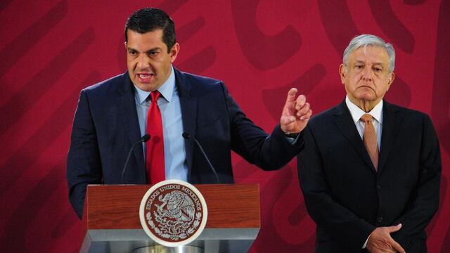 Ricardo Peralta y Andrés Manuel López Obrador
