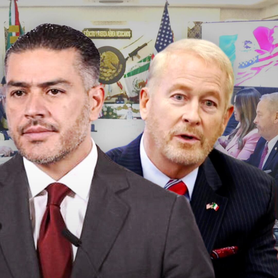 La reunión de García Harfuch con el embajador Ronald Johnson