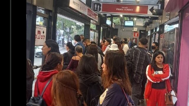 Esperas en el Metrobús Línea 1