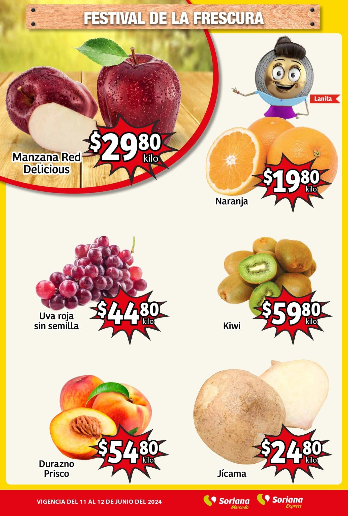 Ofertas Soriana media semana 12 de junio 2024