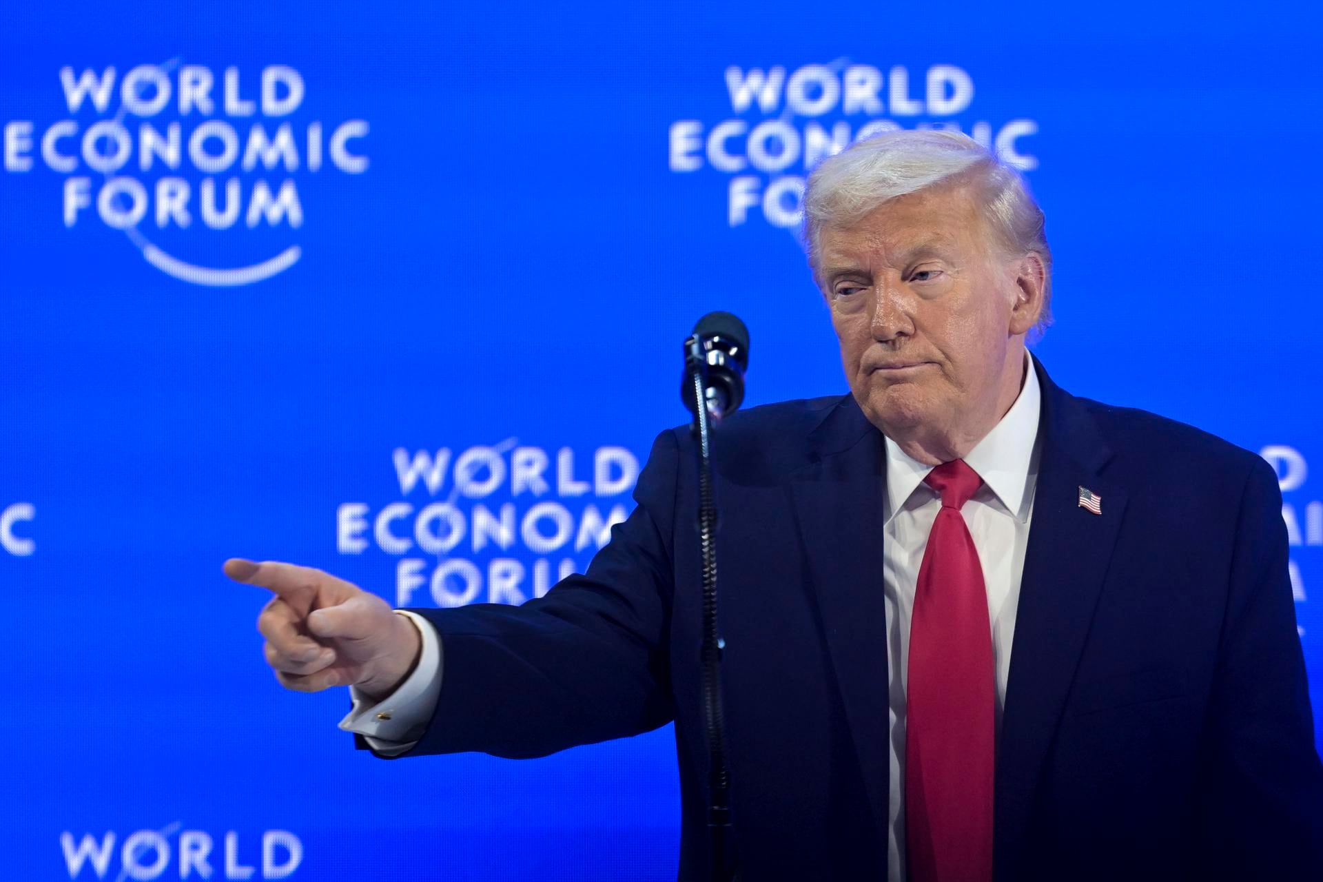 Donald Trump en Davos
