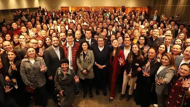 Reunión de integrantes de la coalición "Seguimos Haciendo Historia" para la difusión a la ciudadanía de la reforma al poder judicial