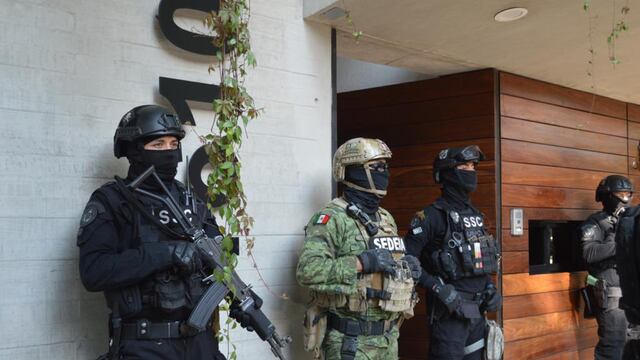 Operativo en la Narvarte, CDMX