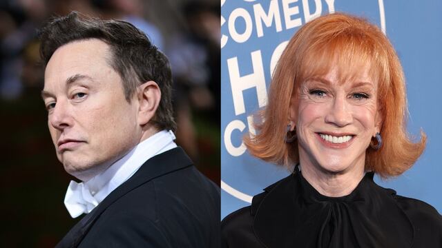 Elon Musk y Kathy Griffin
