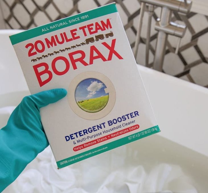 Bórax producto de limpieza