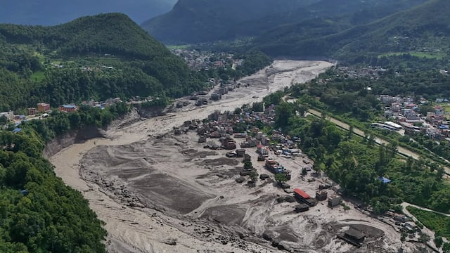 La riada en Nepal ha generado alrededor 100 muertos