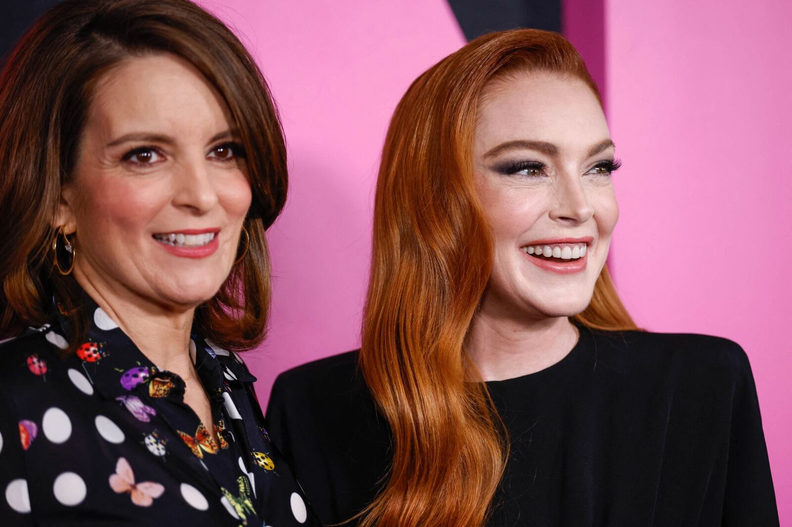 Lindsay Lohan en la premier de Chicas Pesadas con Tina Fey