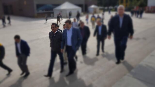 Jaime Rodríguez Calderón en la UANL.