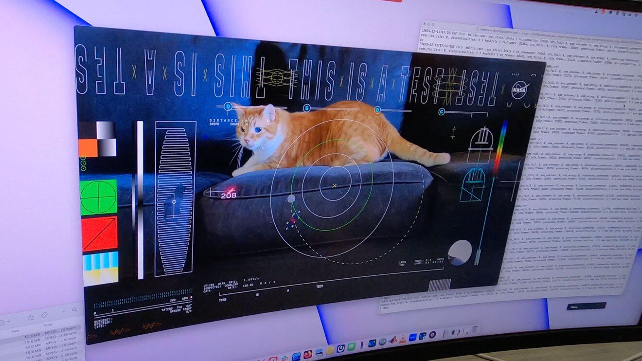 Video de un gato de la NASA
