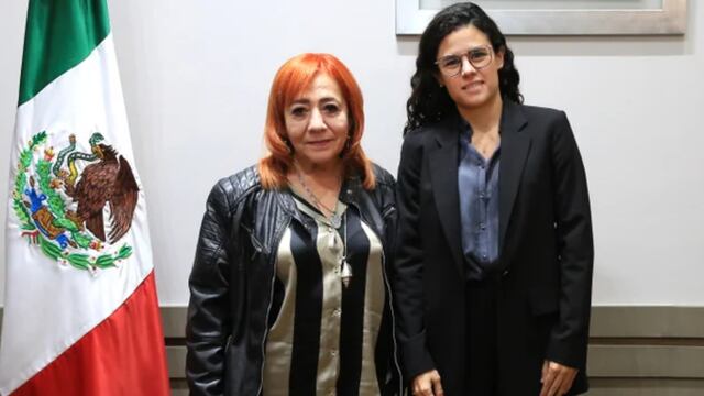 Reunión de Luisa María Alcalde y Rosario Piedra Ibarra