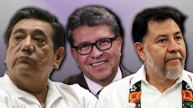 Félix Salgado Macedonio, Ricardo Monreal y Gerardo Fernández Noroña