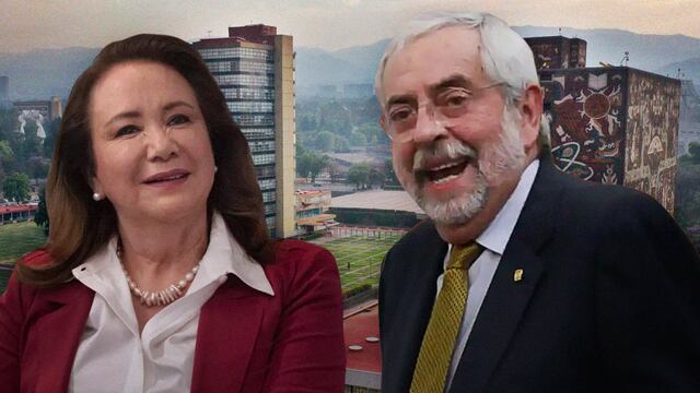 Yasmín Esquivel y Enrique Graue