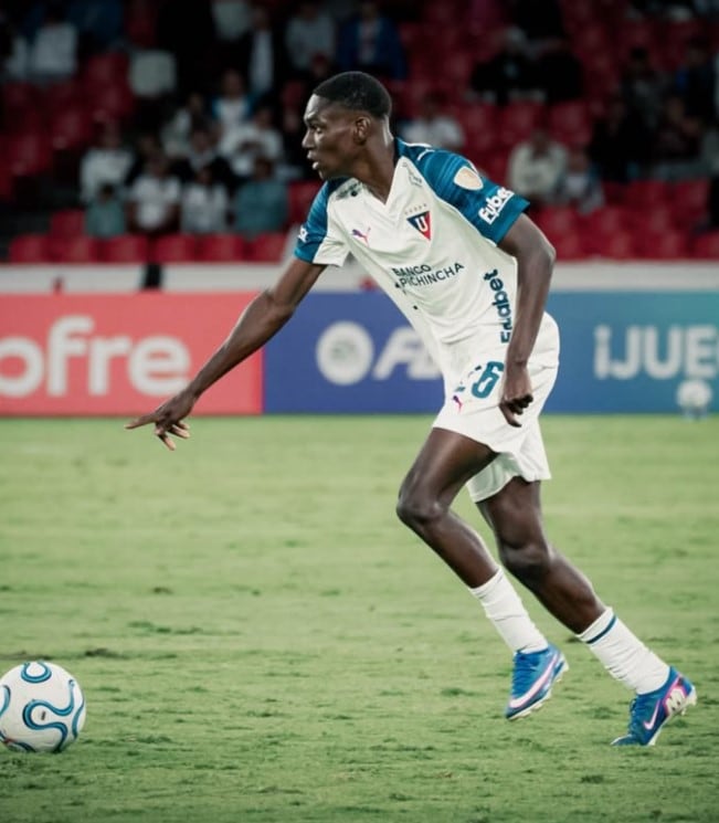 Josué Caicedo, futbolista de Ecuador