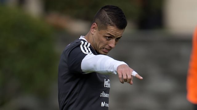‘Chicharito’ en ensayo con México.