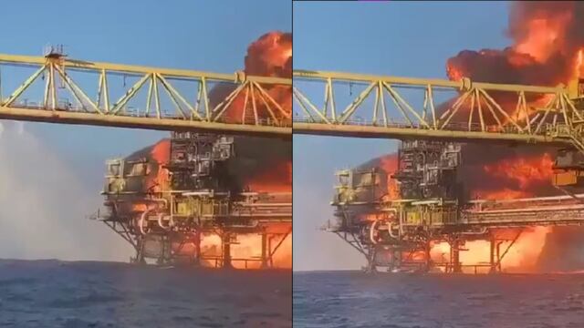 Plataforma Nohoch-Alfa: Incendio en Sonda de Campeche dejó 2 muertos de Cotemar, 8 heridos y un desaparecido, confirma Pemex