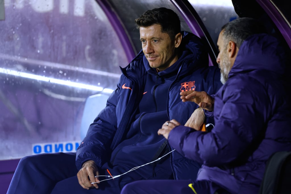 Robert Lewandowski, delantero del FC Barcelona.