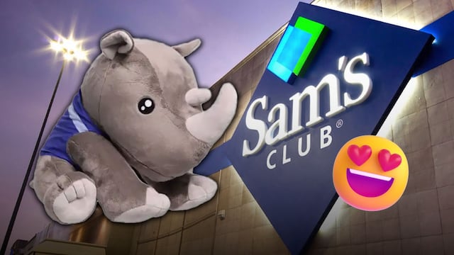 Rhino, la mascota de Sam’s Club México convertida en un tierno peluche