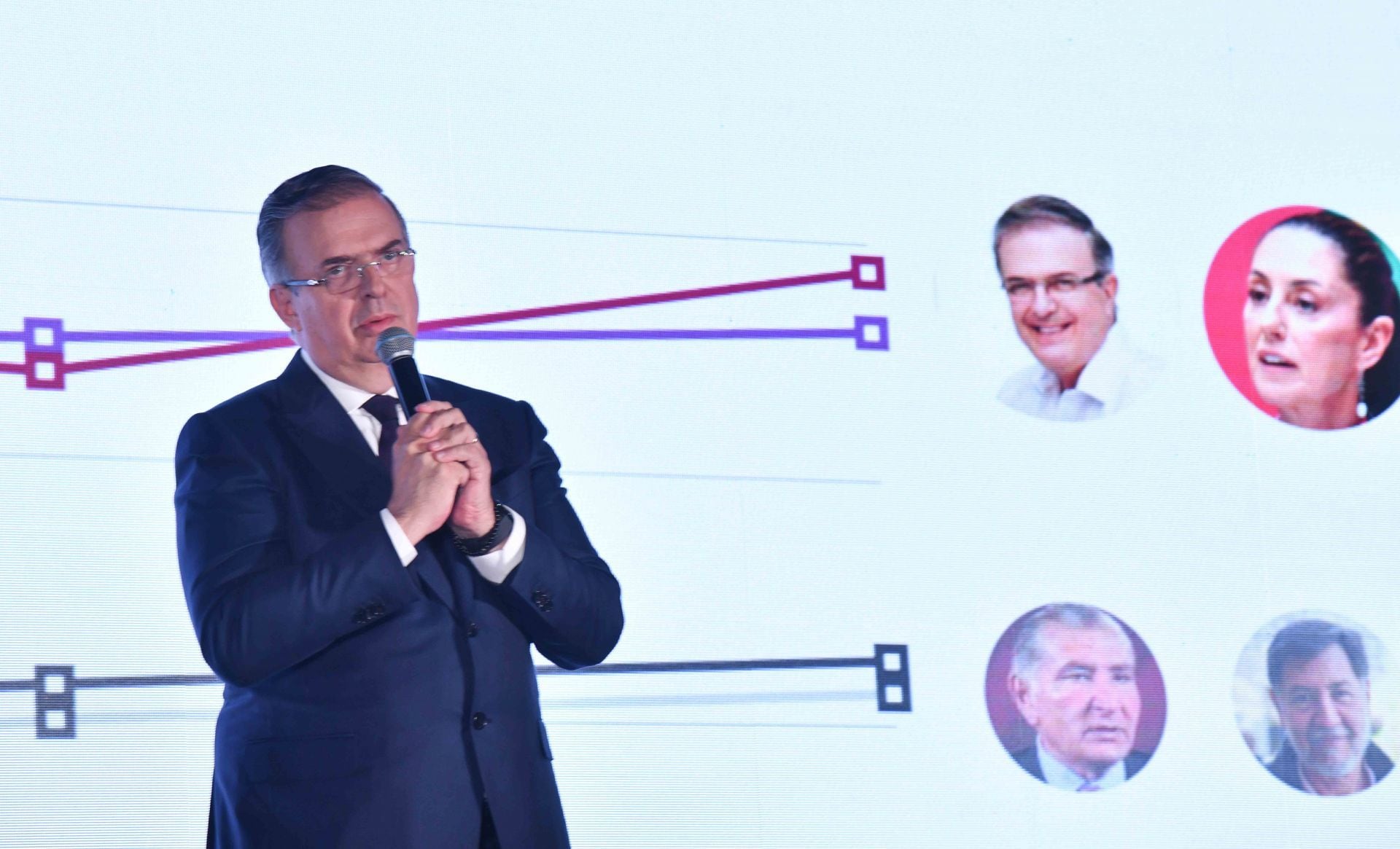 Marcelo Ebrard, aspirante a coordinador nacional de los comités de defensa de la Cuarta Transformación