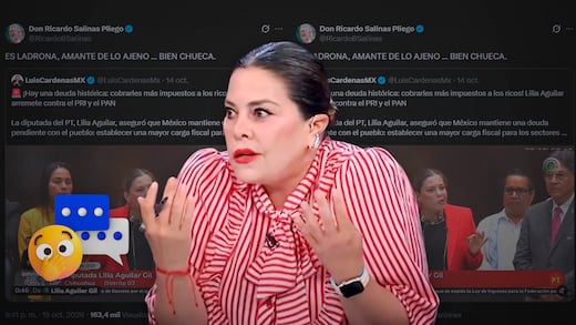 Lilia Aguilar contesta a Salinas Pliego por llamarla “bien chueca”