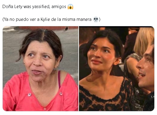 Comparan a doña Lety con Kylie Jenner.
