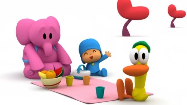 80 minutos de Pocoyó comiendo delicioso con capítulos en YouTube