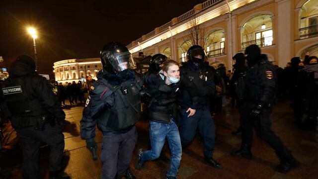 Detenciones en Rusia por manifestaciones en contra de la guerra con Ucrania /EFFE