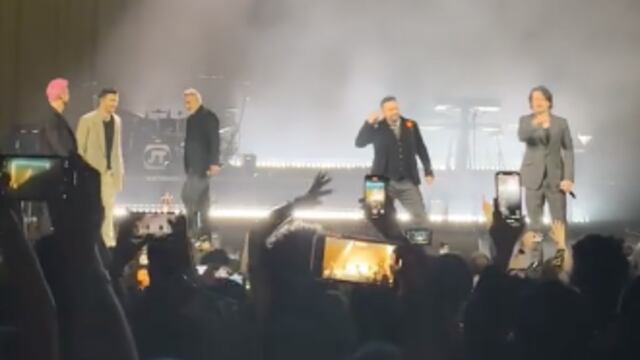 Nsync canta Bye Bye Bye por primera vez en 11 años