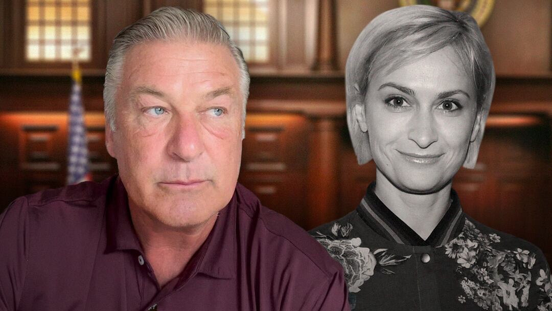 Alec Baldwin y Halyna Hutchins