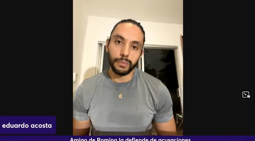 Eduardo Acosta desmiente polémica sobre Romina Mircoli a su mamá Dulce.
