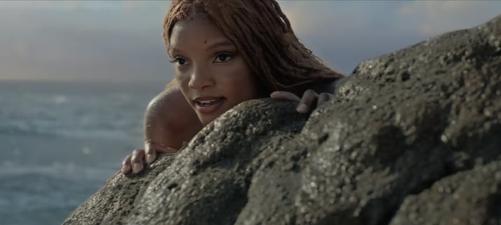 Halle Bailey como La Sirenita, en el live action de Disney.
