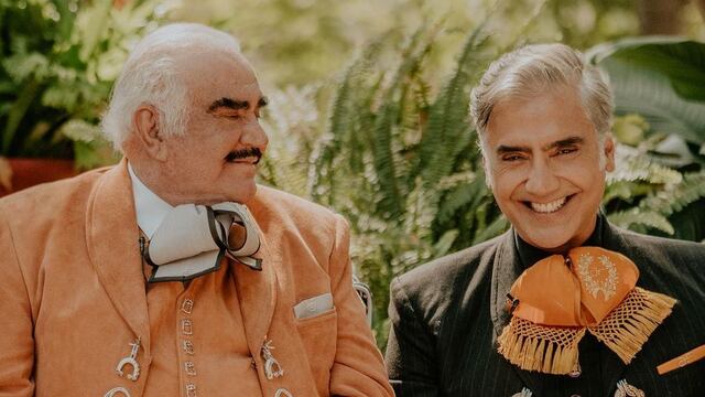 Alejandro Fernández y Vicente Fernández en fotos inéditas