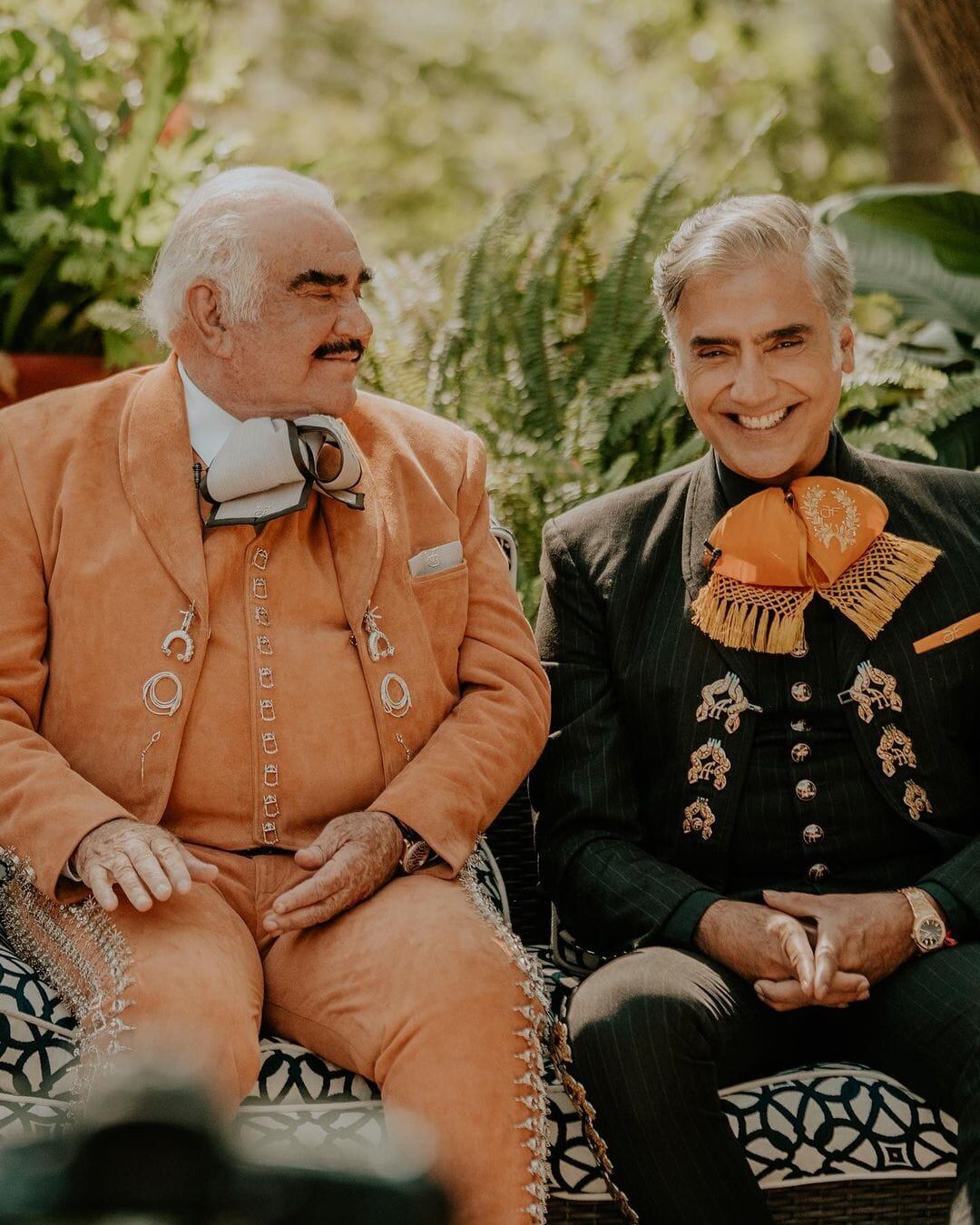 Alejandro Fernández y Vicente Fernández en fotos inéditas