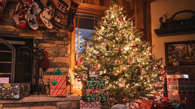 Árbol de Navidad plegable en Amazon